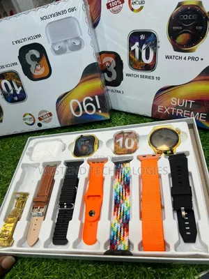 I90 Suit Extreme 3watches and 1 Earpod With 7strap