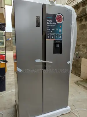 Space Efficient Hisense Side by Side Refrigerator Rc-67ws