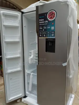 Sleek Hisense Side by Side Refrigerator Rc-67ws