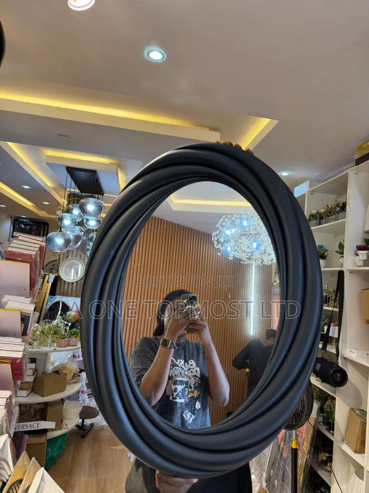 Black Design Mirror