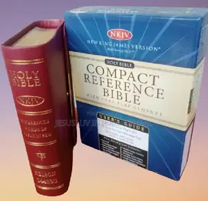 Holy Bible NKJV Compact With Stylish Snap-Flap Leather Cover