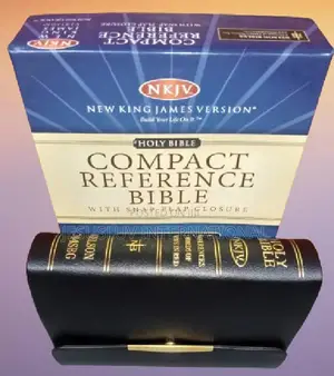 NKJV Compact Reference Bible With Stylish Snap-Flap Leather