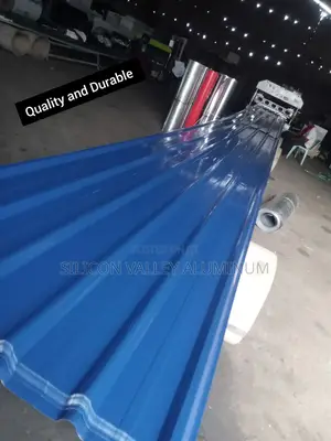 0.45mm (Complete/Full Gauge) Blue Aluminum Roofing Sheets Long Span