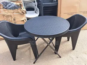 Bamboo Round Plastic Table