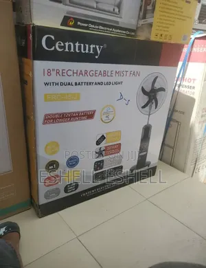 Century 18" Rechargeable Moisture Fan