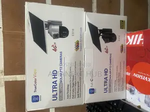 Dual Lens Solar CCTV Camera (Support All Sim)+Free 64gig