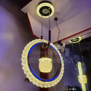 Different Colour Led Lights Single Dropping Pendant