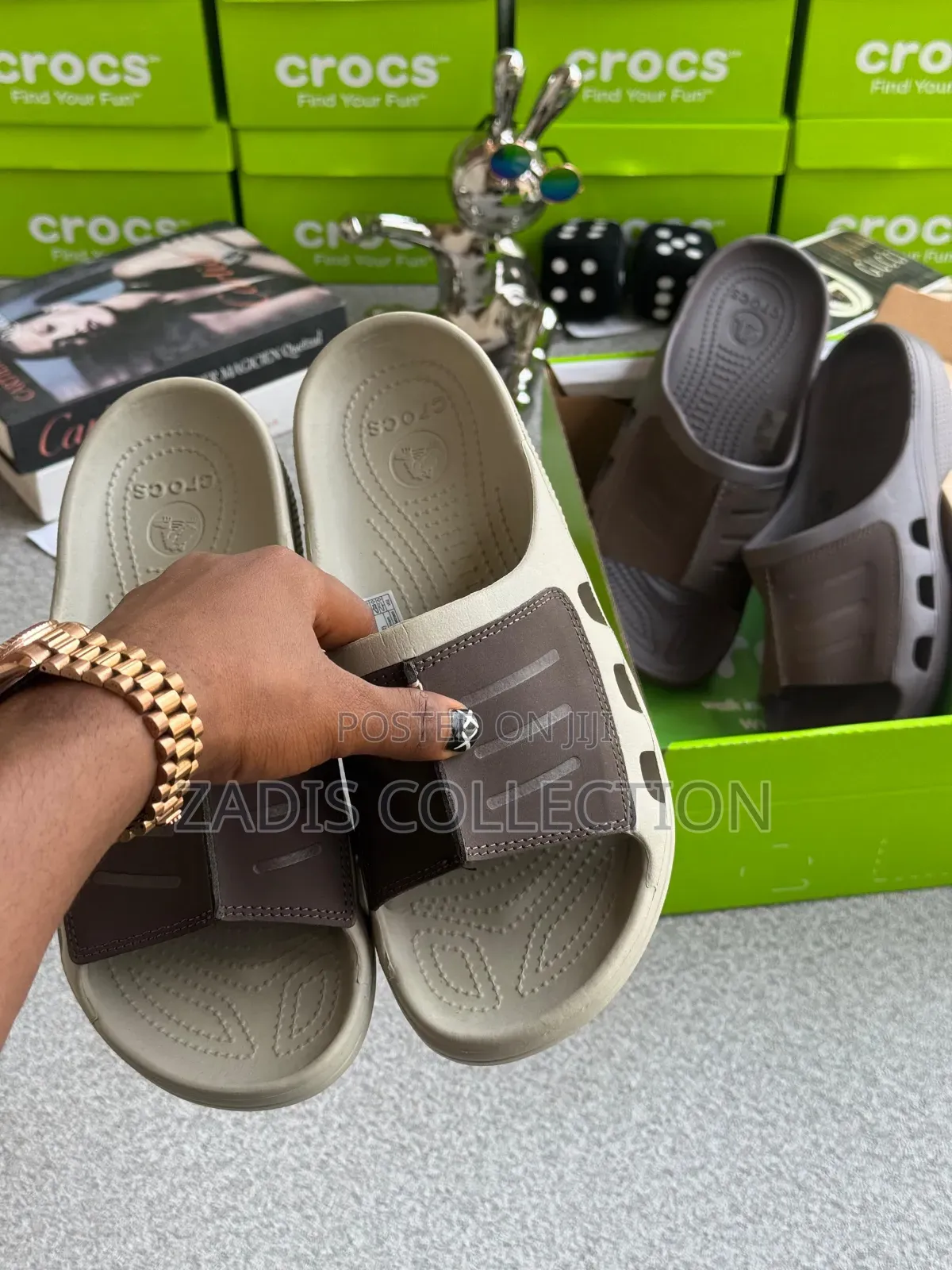 Leather Crocs
