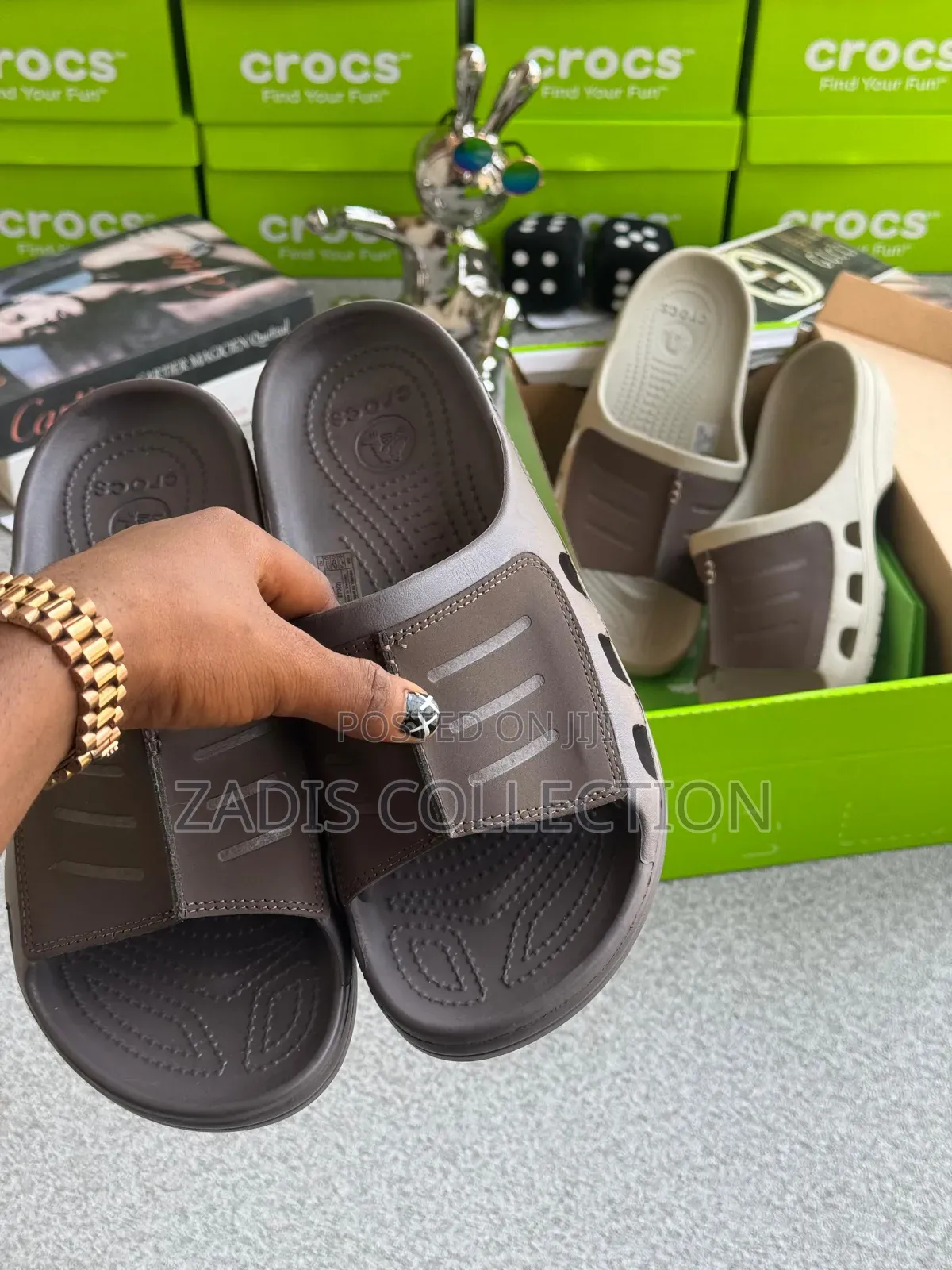 Leather Crocs
