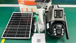 V380 Dual Lens Soler Powered Camera