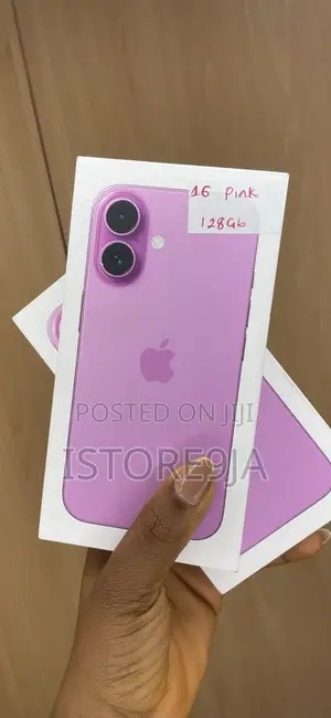 New Apple iPhone 16 128 GB Pink