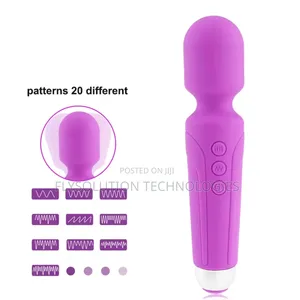 Powerful Magic Wand Massager 20 Vibration Modes (Purple)