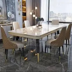 Marble Dining Table With 6 Chairs