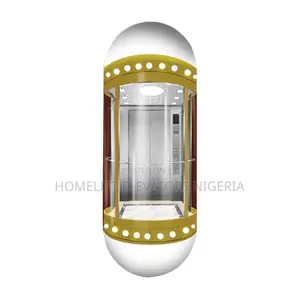 Passenger Round Elevator With Gearless Machine
