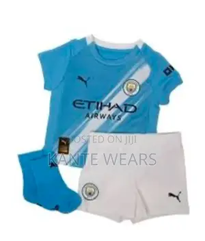 Man City Kids Jersey 2025/26 Top Shorts