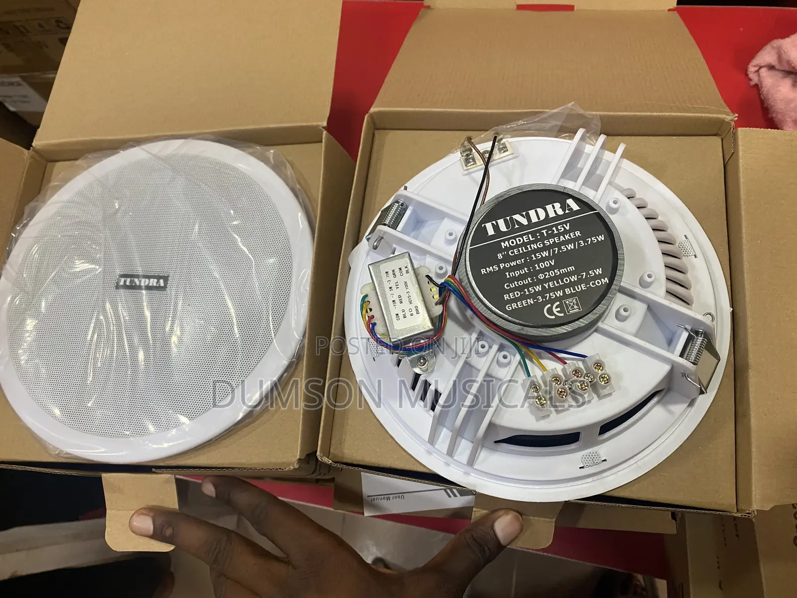 Tundra 15watts 8’’ Ceiling Speaker 