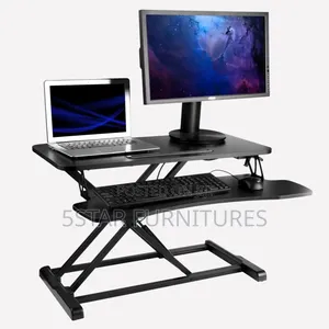 Sit and Stand Adjustable Computer Desk