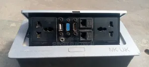 Table Socket With Usb, 2 Data and 1 Hdmi Silver Body