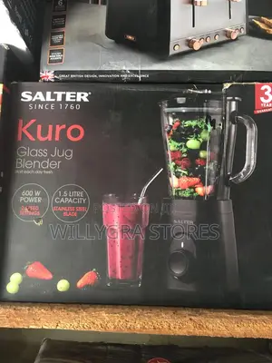 Salter Kuro Glass Jug Blender - Black