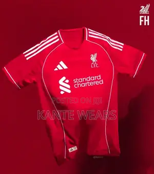 Adidas Liverpool 25-26 Home Kit