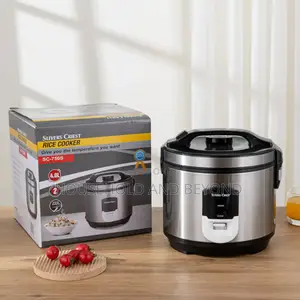 4l Silver Crest Electric Rice Cooker Steel Body Cooler Type
