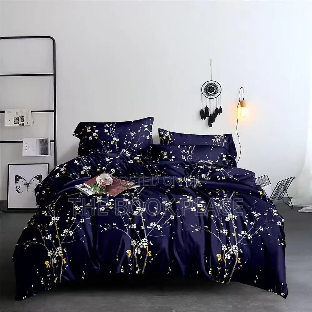 Blue Flowers Bedding Set