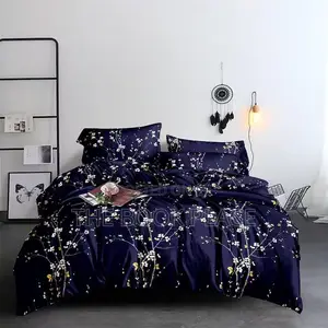 Blue Flowers Bedding Set