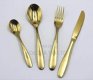 Point a Gold Spoon and Fork Dozens