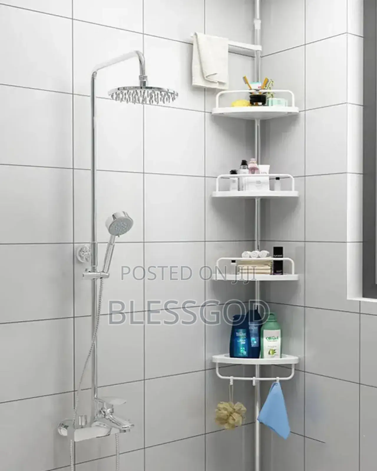 Bathroom Corner Rack