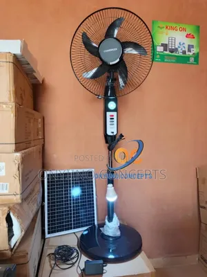 Solar Rechargeable Fan