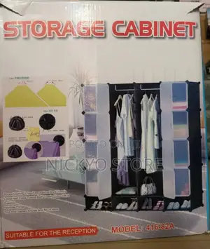 4 Doors Modular Plastic Wardrobe Closet