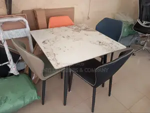 Marble Dining Table With 4 Chairs