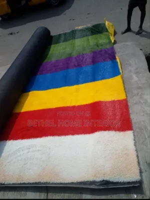 Multicolored Grass Rug