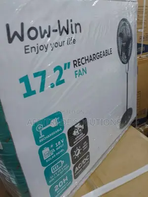 New Wow-Win 17.2iches Remote Rechargeable Fan