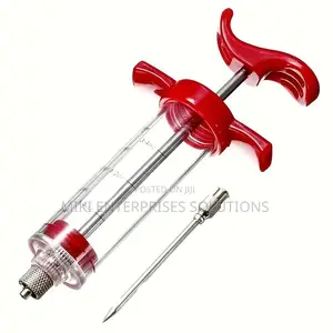 1 Oz Plastic Meat Syringe With 3 Stainless Steel Needles