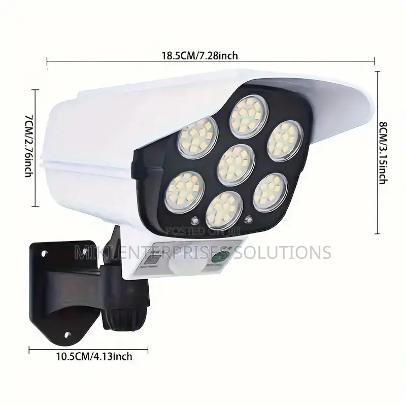 2in1 Solar Light Security Dummy Camera Motionsensor 77 Led