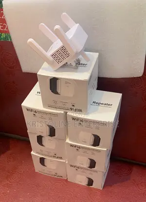 Wi-Fi 6 Repeater/Extender With 4 Dual Band Antennas