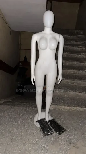 Plastic Egg Face Size 10 Female Mannequin