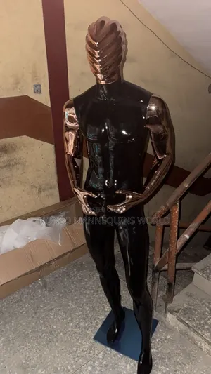 Black And Rose Gold High Quality Fiber Male Mannequin