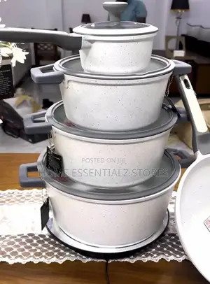 Ucc Life Granite Non-Stick Cookware Set - Ucc Life Pots With Glass Lid