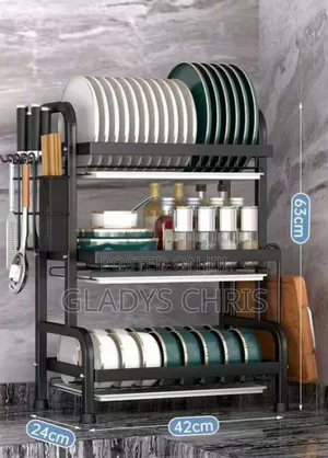 Double Layer Plate Rack