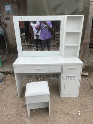 Vanity Table With Stool and Light