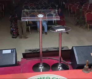 Set of Unbreakable Acrylic Church Pulpit
