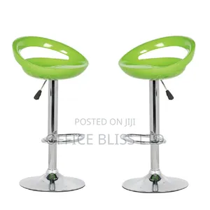 Adjustable Swivel Bar Stools - (Set of 2)Lemon Green