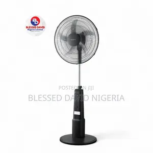 Maxi Standing Rechargeable Fan 18 Inch Black (45-25mrd)