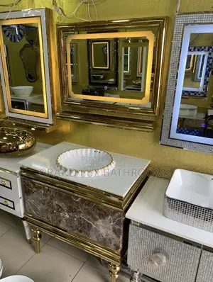 Luxury Gold Cabinet