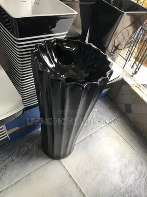 Free Standing Black Wash Hand Basin