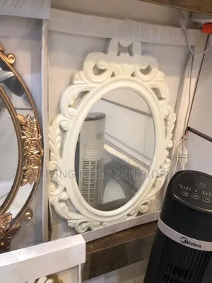 White Frame Mirror P