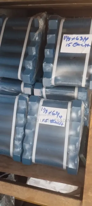 1-1/8 X 6-3/4 Stud Bolt and Nut Teflon Coated (Ptfe)