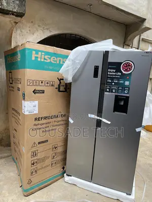 Hisense 516l Side by Side Fridge – Silver